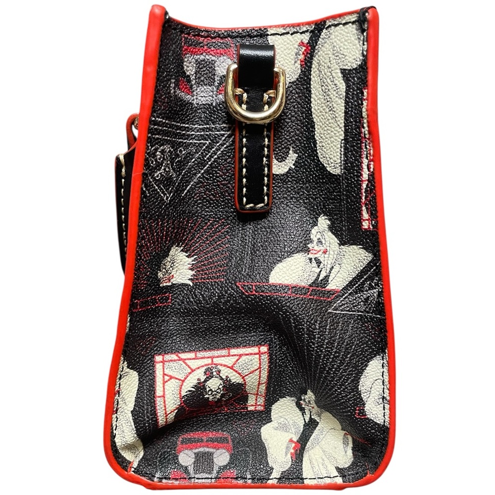 Dooney & Bourke Disney 101 Dalmatians Cruella de Vil 2-Way Crossbody Handbag - Picture 5 of 16